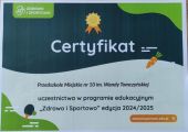 Certyfikaty 2024/2025, 